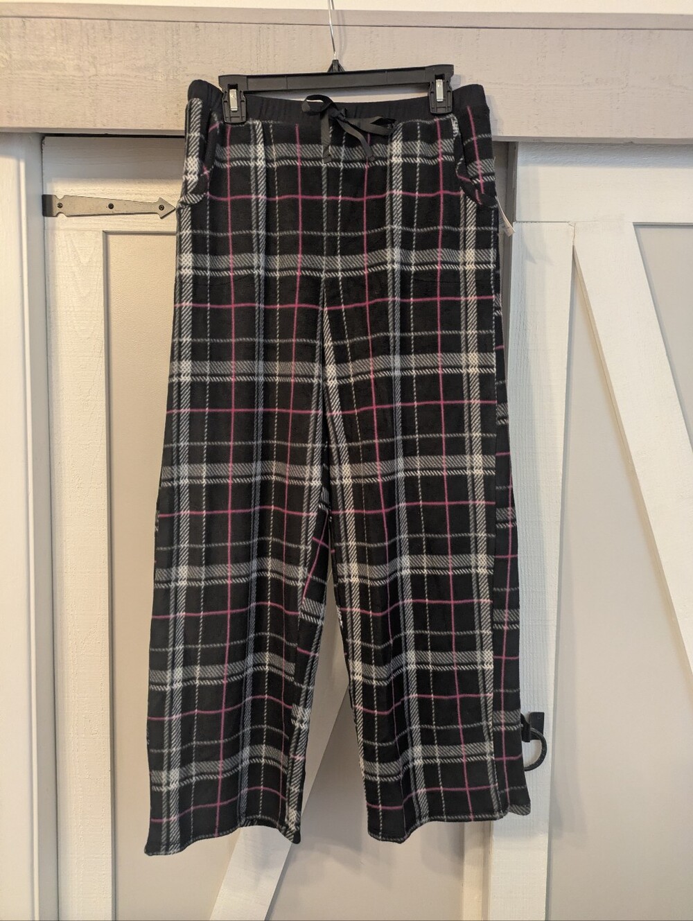 Women's Lg Plaid Lounge Pants Super Span Soft Stretch PJ Pants Jaclyn Intimates